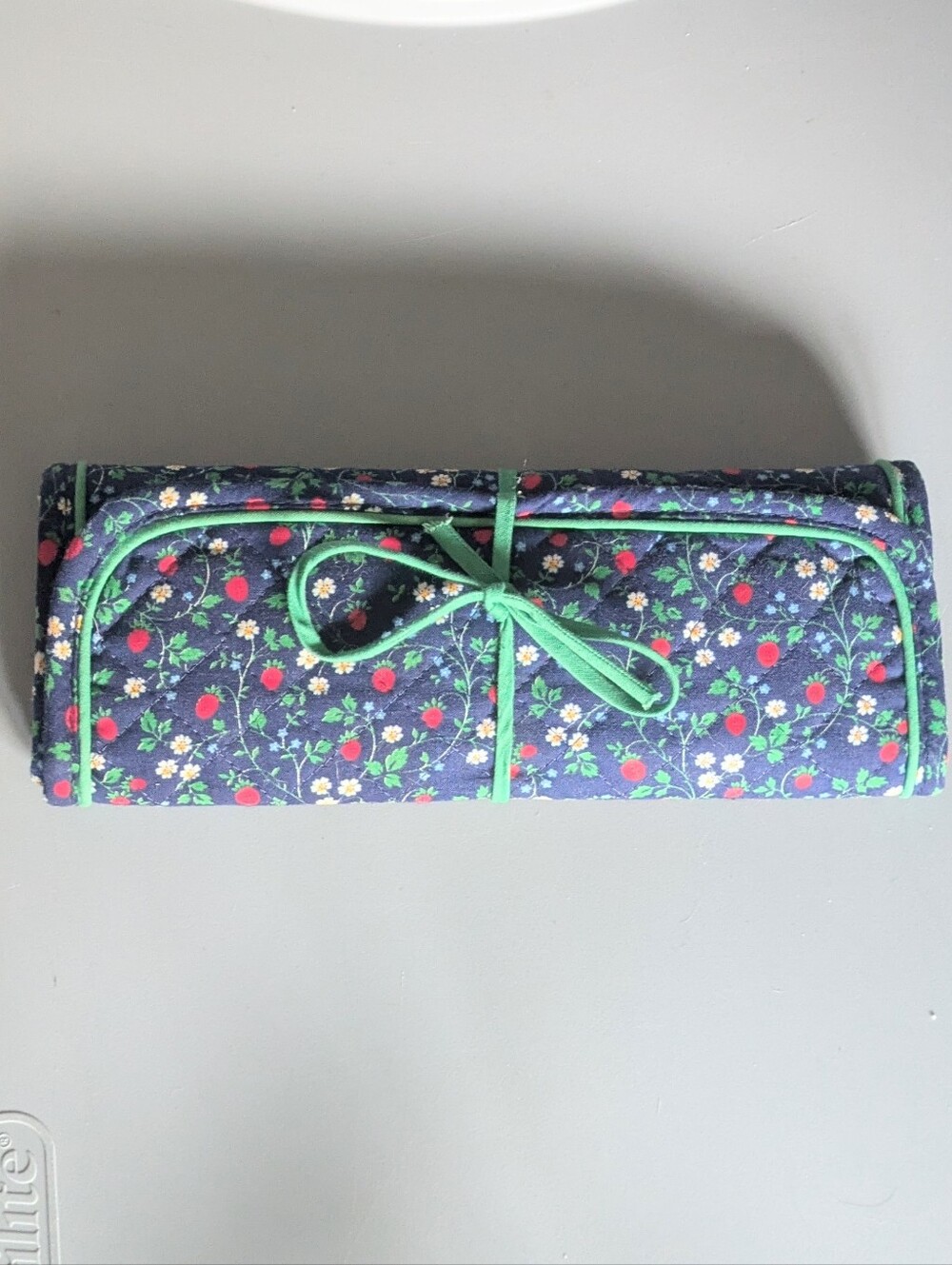 Vintage Jewelry Rollup Organizer Holder